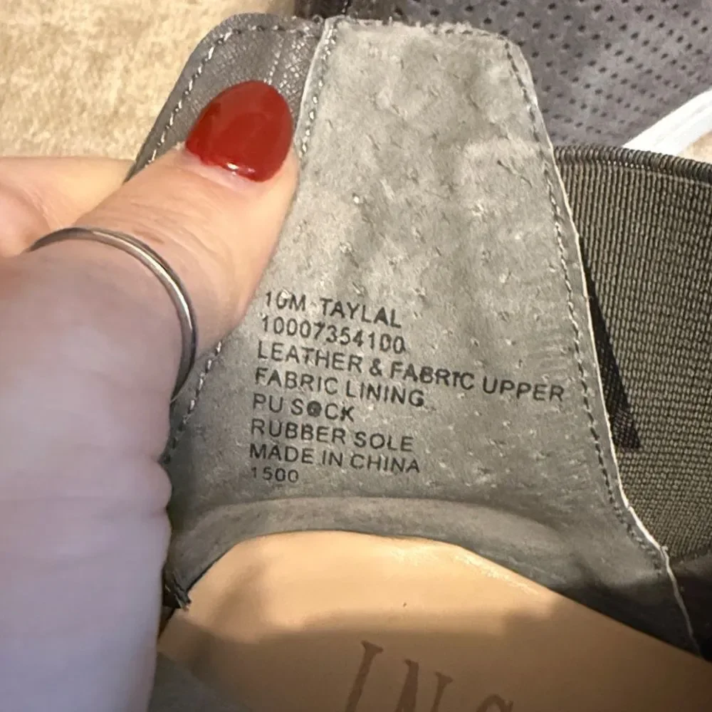 INC International Concepts Tayla hidden heel suede ankle wedge sneaker